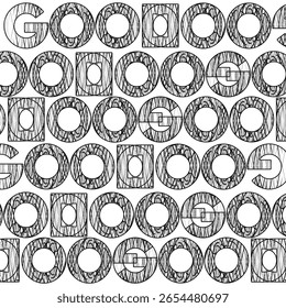 good slogan geometric brush line pattern background texture abstract art print design