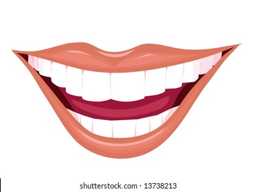 Good smile with a healthy teeth