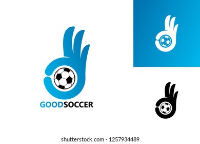 Good Soccer Logo Template Design Vector, Emblem, Design Concept, Creative Symbol, Icon