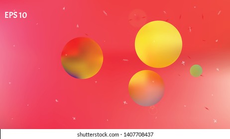The good space themed background illustration. Colorful hi-res and fresh. Illustration, graphic. Stars, planets, signs. Colorful universe new stars design.