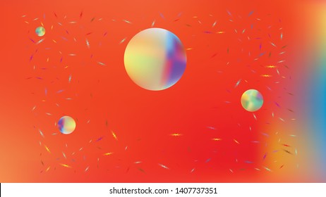 The good space themed background illustration. Illustration, bright. Colorful hi-res and fresh. Stars, planets, signs. Colorful universe new stars design.