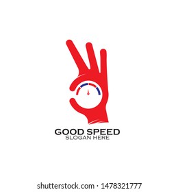 Good Speed logo design template
