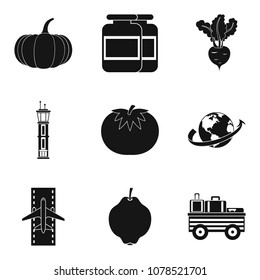 Good spirits icons set. Simple set of 9 good spirits vector icons for web isolated on white background