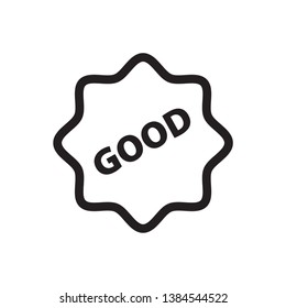good stamp sign icon, vector, eps 10