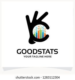 Good Stats Logo Design Template Inspiration