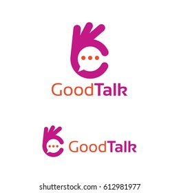 Good Talk Logo Template Design