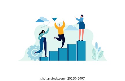 Vector de ilustración de concepto de equipo bueno