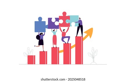 Vector de ilustración de concepto de equipo bueno