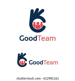 Good Team Logo Template Design