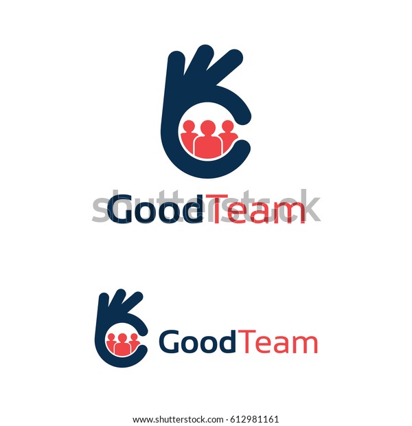 Good Team Logo Template Design Stock Vector (Royalty Free) 612981161