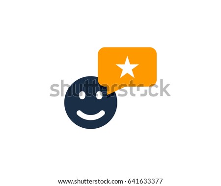 Good Testimonial Icon Logo Design Element