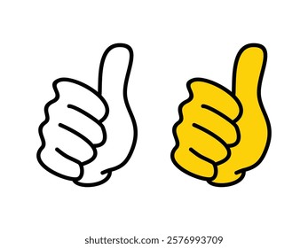 good thumb design vector illustration on transparent background