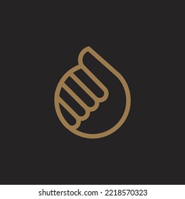 Good thumb hand logo design illustration vector template