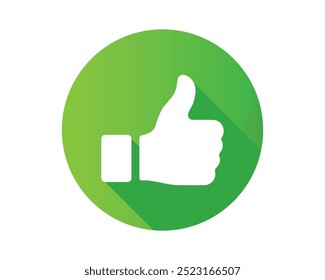 Good, thumb up symbol vector. Symbol, good, hand, vector, like, finger, sign, thumb, icon, up, positive, success. Can use for infographic, banner, poster, web design. Isolated on white background. 