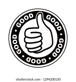 Good Thumbs Icon Stock Vector (Royalty Free) 1294200130 | Shutterstock