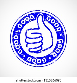 Good thumbs up stamp