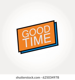 good time corner label design