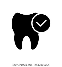 Guter Zahnzustand Symbol auf transparentem Hintergrund