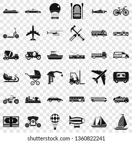 Good transport icons set. Simple style of 36 good transport vector icons for web for any design