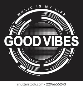 Good vibes men's t shirt design