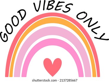 Good Vibes Only It can be used on T-Shirt, labels, posters, icons, Sweater, Jumper, Hoodie, Mug, Sticker,