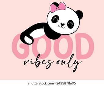 Good Vibes Only Grafik Tees für Mädchen