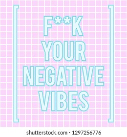 good vibes only poster, illustration in vector format