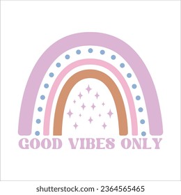 Good Vibes Only retro t shirt