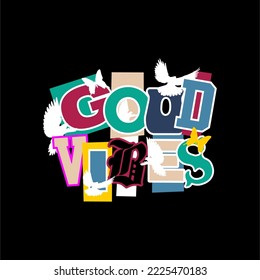 good vibes simple vintage fashion