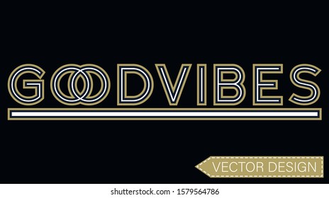 good vibes slogan graphic tshirt print