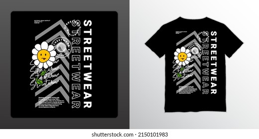 Good vibes streetwear t-shirt design, suitable for screen printing, jackets and others