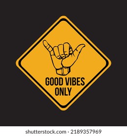 Good Vibes Tshirt Vector Design