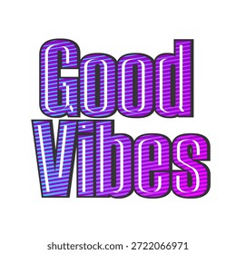 Buenas vibraciones Tipografía Cita Diseño	