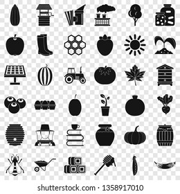 Good vitamin icons set. Simple style of 36 good vitamin vector icons for web for any design