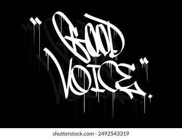 GOOD VOICE graffiti tag style design