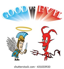 266 Good Vs Evil Stock Illustrations, Images & Vectors 