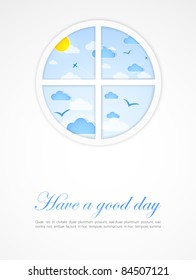 Good weather after a window
