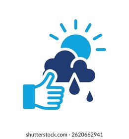 Good Weather Icon Mixed Vector Illustration