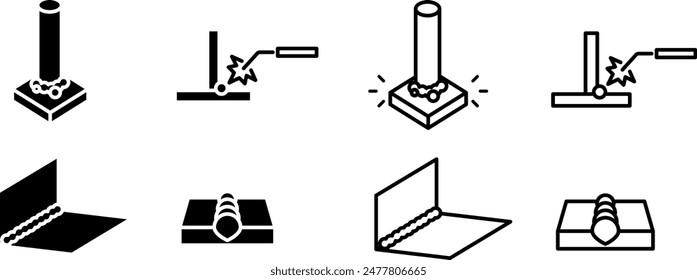 Good Weldability icon, vector illustration