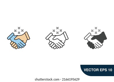 good will icons  symbol vector elements for infographic web