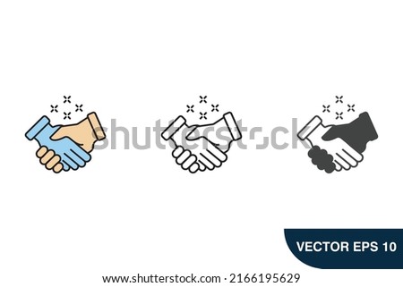 good will icons  symbol vector elements for infographic web