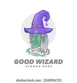 Good wizard logo vector illustration