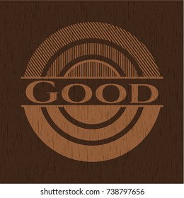 Good wooden emblem