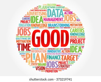 Good Word Cloud Business Concept Stock Vector (Royalty Free) 373219741 ...