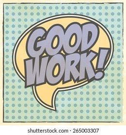 good work background, illustration in vector format