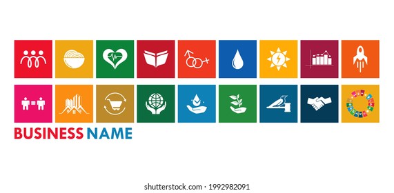 Good world logo template illustration