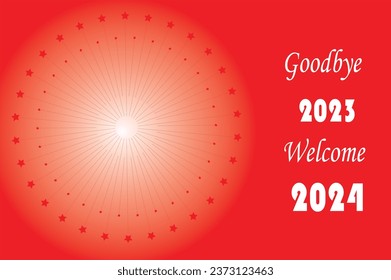 goodbye 2023 welcome 2024 hd images wallpapers fireworks firecrackers background happy new year 2024 beautiful red background