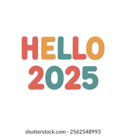 Goodbye 2024, Hello 2025  Bold New Year Typography Design for a Fresh Start! Perfect for New Year Celebrations and New Year T-Shirt Designs. #NewYear2025 #NewYearDesign #TshirtDesign 