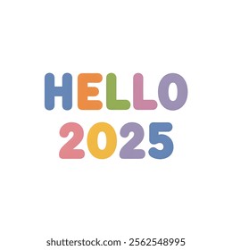 Goodbye 2024, Hello 2025  Bold New Year Typography Design for a Fresh Start! Perfect for New Year Celebrations and New Year T-Shirt Designs. #NewYear2025 #NewYearDesign #TshirtDesign 