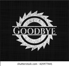 Goodbye on blackboard